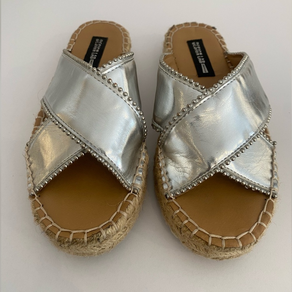 Silver Metallic Sandal